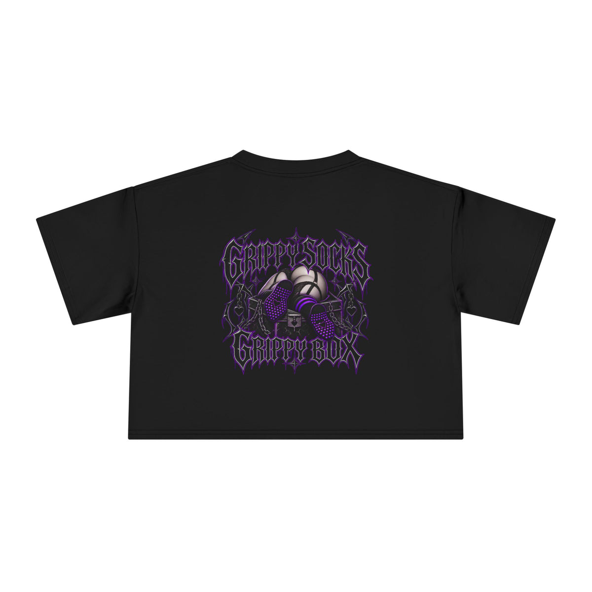 Grippy Socks, Grippy Box Crop Tee